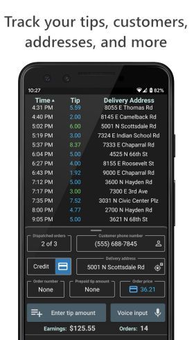 Delivery Tip Tracker Pro